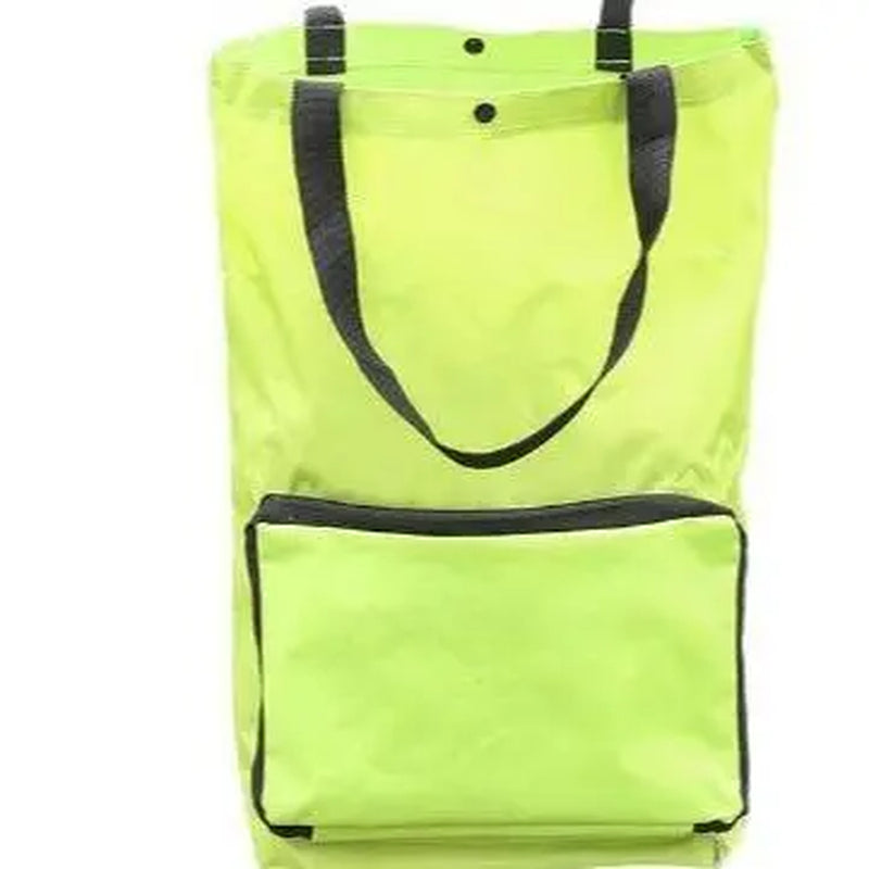 Collapsible Shopping Grocery Bag with Wheels Rolling Tote Bag with Wheels Large Reusable Shopping Bags Foldable Cart