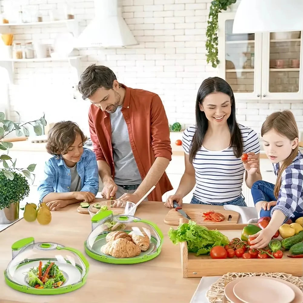 Microwave Splash Cover High Temperature Resistant Microwave Guard Lid Transparent Food Heating Cover with Steam Vent and Handle
