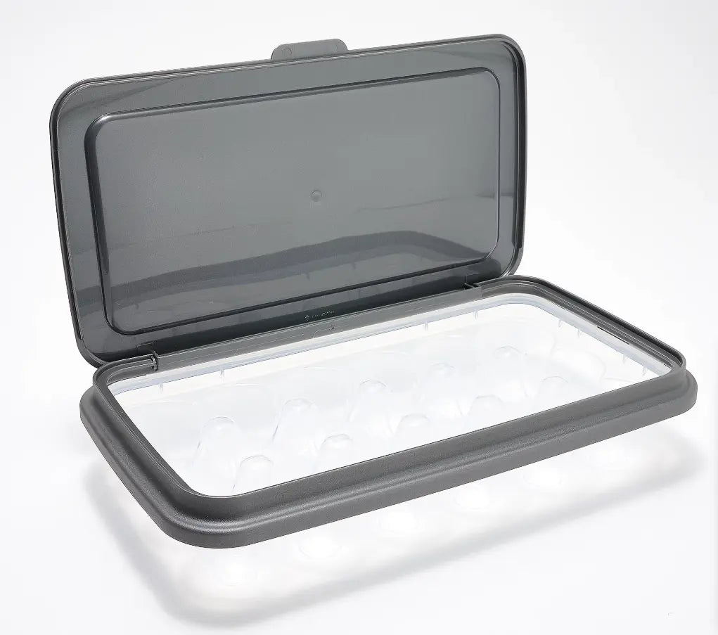 Locknlock Set of (2) 18-Egg Keepers W/ Flip Top Lids