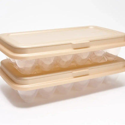 Locknlock Set of (2) 18-Egg Keepers W/ Flip Top Lids