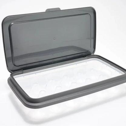 Locknlock Set of (2) 18-Egg Keepers W/ Flip Top Lids