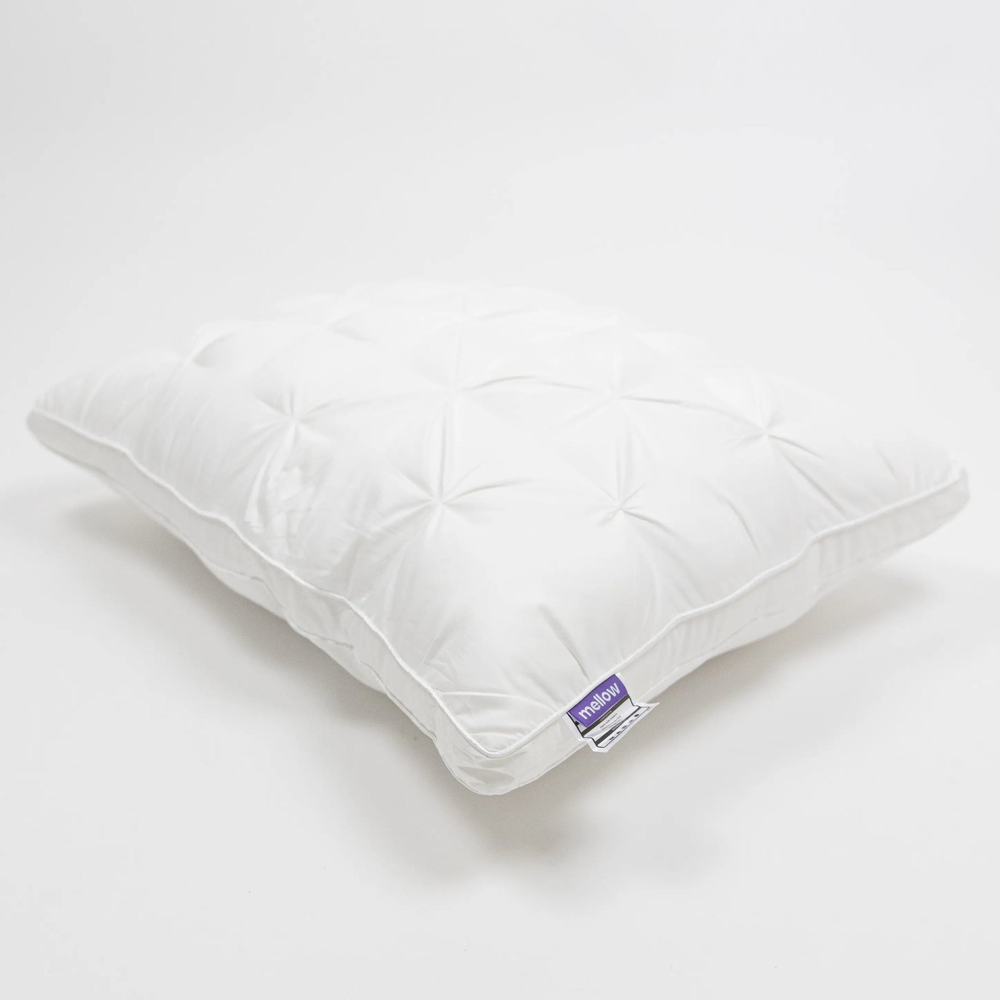 Mellow Sleep | Ploof Pillow (4-Pack) – Extra-Fluffy Dual-Layer Pillow, Cloud-Like Soft Plush Bed Pillow with Breathable Support, Never Flat, Neck-Cradling Comfort for Side, Back & Stomach Sleepers, Machine Washable