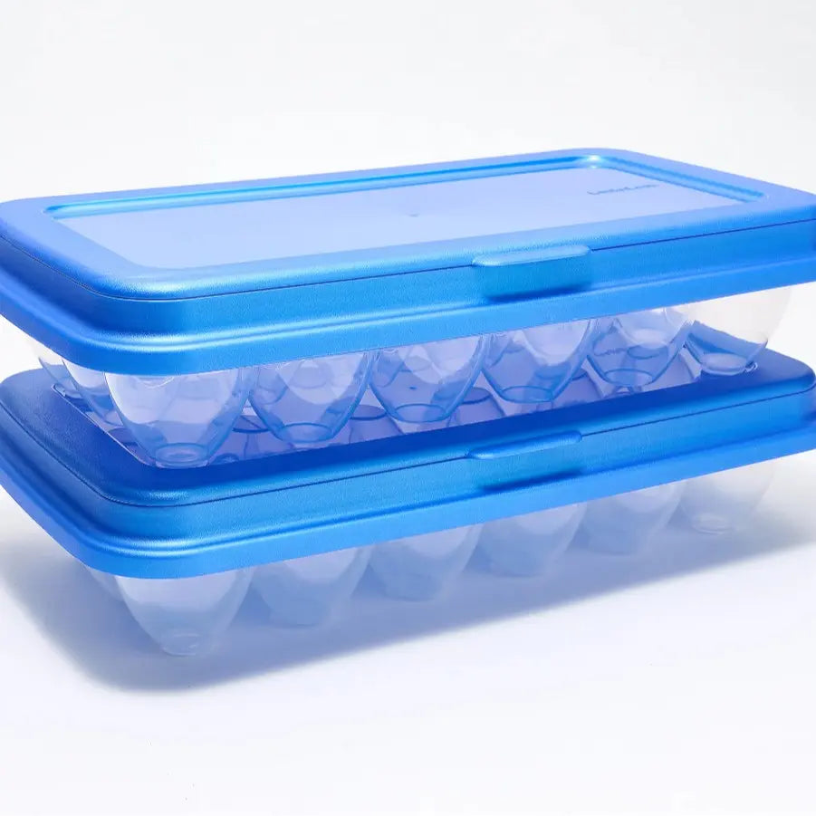 Locknlock Set of (2) 18-Egg Keepers W/ Flip Top Lids