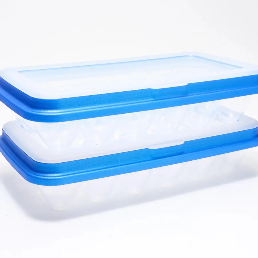 Locknlock Set of (2) 18-Egg Keepers W/ Flip Top Lids